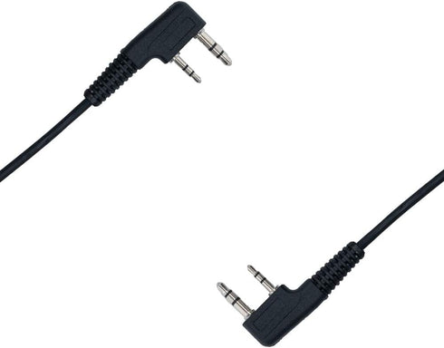 Earpiece with Mic,2 pin G Shape Earpiece Headset with Mic Ptt Compatible with Baofeng UV-5R BF-888S BF-F8HP BF-F9 UV-82 UV-82HP UV-82C Kenwood Wal...