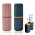 2Pcs Travel Toothbrush Cup Case, Portable Toothbrush Holder Case for Traveling, Camping, Business Trip and School, Plastic Toothbrushes Toothpaste...