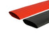 2-Piece TEMCo 3/4" Marine Grade Heat Shrink Tube 3:1 Adhesive Glue Lined 1 RED + 1 BLACK 4ft each...