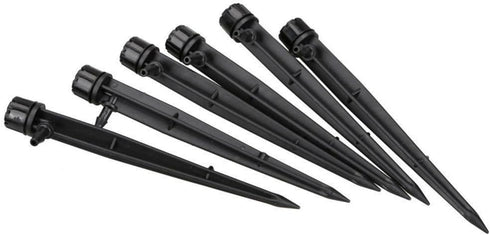 AKOAK 25/50 Pcs 360 Degree Adjustable Water Flow Irrigation Drippers on Stake Emitter Drip System,Model, Home & Garden Store for 4mm /7mm Tube?25p...