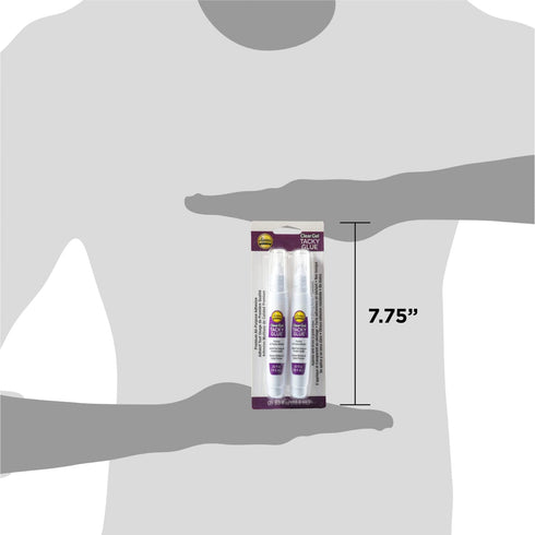 Aleene's 29618 Clear Gel Tacky Glue 2-Pack Pens...