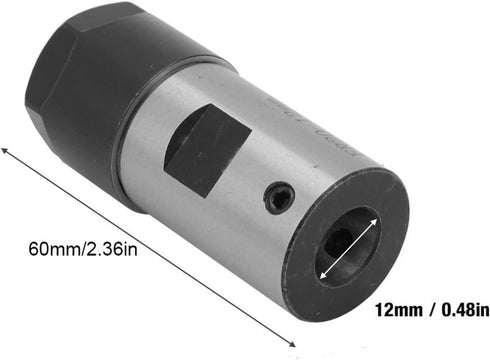 Collet Chuck, C25 ER20 50L CNC Milling Motor Spindle Extension Rod Holder Trimmer Shaft Adapter Clamping Tool High Precision Power Lathe Accessori...