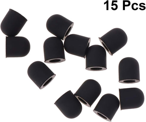 Hemobllo 15pcs Stylus Pen Tip Replacement Rubber Tips for Stylus Touch Pen Touchscreen Pen (Outer Diameter 6mm, Inner Diameter 3.6mm)...