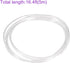 DMiotech 3mm ID 5mm OD Clear PVC Tube Flexible Transparent Hose Vinyl Tubing for Water,Air, Oil Tube,16.4ft Length...