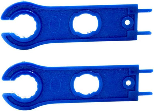 2Pcs Blue Home Improvement Tools 2Pcs Solar Panel MC4 Connector Spanner Wrench Quick Connect Disconnect Tool Hand Tools Multi Handyman Tool Multit...
