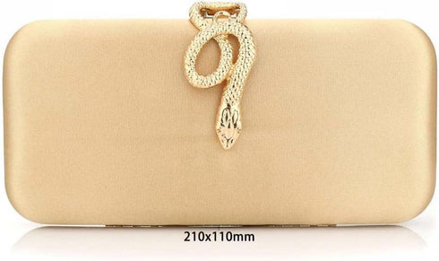 Gets Multicolor Snakeskin Purse for Women Box Evening Bag Green Snakeskin Clutch Handbag Party Wedding...