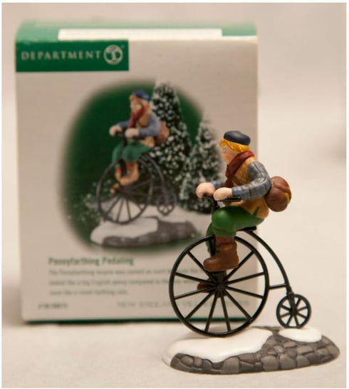 Dept 56 New England VilalgePennyfarthing Pedaling 56615...