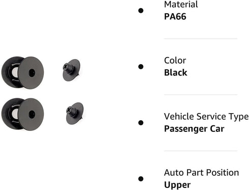JIFFYY 2 Universal Car Mat Carpet Clips Fixing Grips Floor Holder...