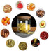 1PCS 450G/15oz Empty Clear Glass Canister Home Kitchen Food Storage Container Jars Pots With Airtight Wood Lids Food Organizer Vial Dispenser for ...