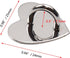 12Pcs Phone Charm Hook Adhesive Metal Phone Finger Grip Hook Cell Phone Ring Holder Stand for DIY Accessories (Silver, Heart Shaped)......