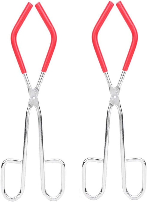 Lab Beaker Tongs Lab Tool Supplies 9.8in Length with Rubber Coated Ends for 50mL - 1000mL Capacity Beaker...
