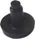10 pcs - 3/4" Flat Stem Bumper Glide Patio Outdoor Furniture Chair 1/4" (Black 727)...