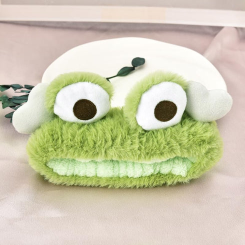 Frog Headband Headwear for Women Cute Animal Makeup Headbands Hairband Spa Skincare Head Band Wraps for Washing Face Lovely Hair Accessories Decor...