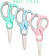 Ceramic Scissors,Healthy Baby Food Scissors with Cover Portable Shears (Blue-2)...