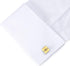 HONEY BEAR Gold Square Crystal Cufflinks for Mens Shirt Steel Wedding Gift...