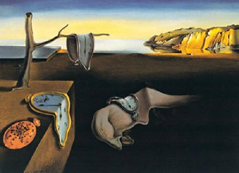 Picture Peddler The Persistence of Memory 1931 Salvador Dali Surrealism Clock Western Poster (Choose Size of Print)...