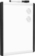 Amazon Basics Small Dry Erase Whiteboard, Magnetic Whiteboard with Marker and Magnets, 8.5" x 11", Plastic/Aluminum Frame...