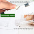 2Pcs Clam Clips for Paper, Paper Clam Clip, Portable Handheld Paper Clam Clip Dispenser with 100 Reusable Stainless Steel Metal Refill Clips, Fast...