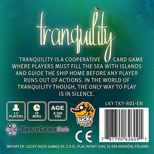 Lucky Duck Games Tranquility Board Game - Set Sail for Paradise in This Silent Cooperative Adventure! Strategy Game, Family Game for Kids and Adul...