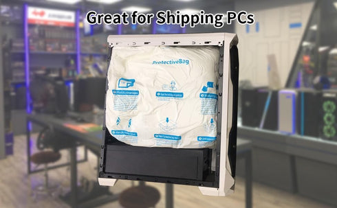 4Pcs 14”x 16” Expanding Foam Packaging, Pc Packing Foam, Foam Bag For Shipping, Pc Packing Foam, Expanding Packing Foam for Pc, Expanding Foam for...