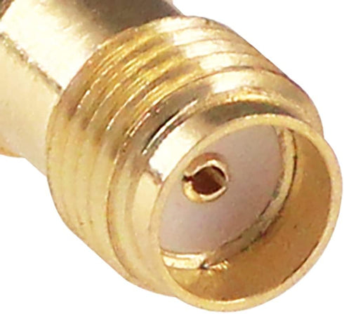 10pcs Antenna Adapter SMA Female to SMA Female Connector Coupler Barrel Adapter Converter for Antenna Radio(F10-10)...