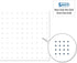 SAKAE????????? iroful 75 gsm Notebook, 8.27" x 5.85", 160 pages, 5mm Dotted, White, 1 pack (PI-A5DBW)...