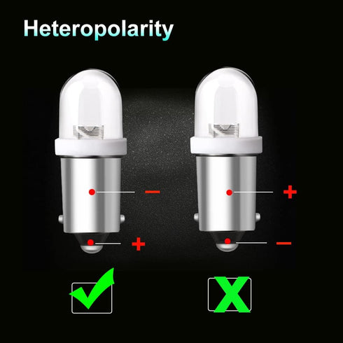 Keiurot GE44 47 756 755 Bulb Ba9s Led Bulbs for Pinball Led Bulbs Pinball Machine Light Bulb Fits Fender 1893 1895 Light Bulb 6.3V 6V DC White Pac...