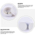 Gadpiparty 100Pcs 20MM Plastic Rattles Noise Maker Insert Rattle Toy Squeaker Ring Box Repair Baby Toy Rattle Box Repair Fix for Baby Pet Dog...