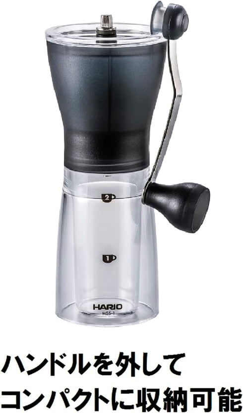 Hario Ceramic Coffee Mill-Original, Black...