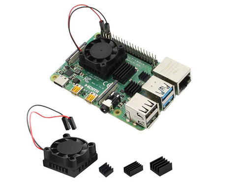 Easycargo Raspberry Pi 4 Heatsink Fan Kit, Cooler 25mm Fan Heatsink for Cooling Raspberry Pi 5 4 3 Electronics Robotics Development Boards DIY 250...