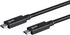 Monoprice USB Type-C to Type-C 3.1 Gen 2 Cable - 10Gbps, 5 Amp, 30AWG, 3.3 Feet, Black - Essential Series...