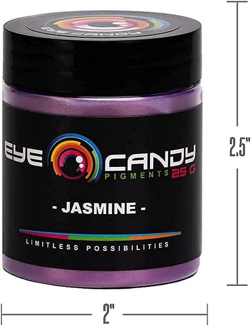 Eye Candy Pigments Premium Purple Mica Powder - Jasmine (25gr) - for Epoxy, Resin, Soap, Paint, Woodworking, Acrylic Pouring, Bath Bombs, Fishing ...