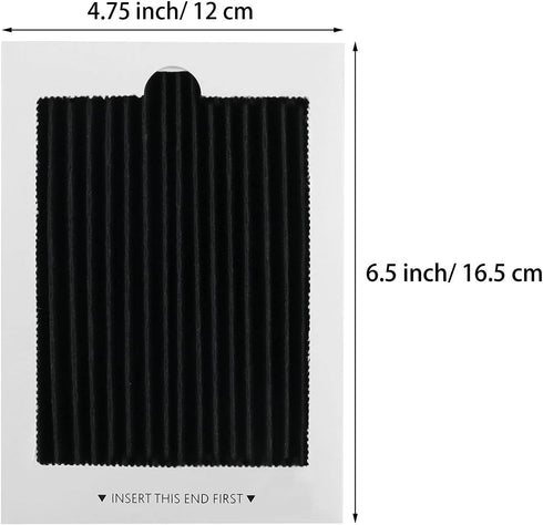 2pcs Carbon Activated Filter Refrigerator Air Filter Replacement for Ultra Pure Air, SCPUREAIR2PK, 242047801, 242061001, 241754001...