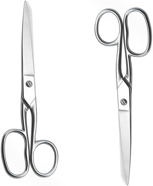 Ultra Office Forged Scissors, Heavy Duty Sewing Scissors, 7" Stainless Steel Scissors for Craft Cutting Cloth Leather Canvas Denim Paper (1pcs)...