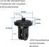 2pcs Camera Tripod Adapter, 1/4" - 20 Conversion Adapter for GoPro Action Camera to 1/4" Screw Adapter Mount Accessories...
