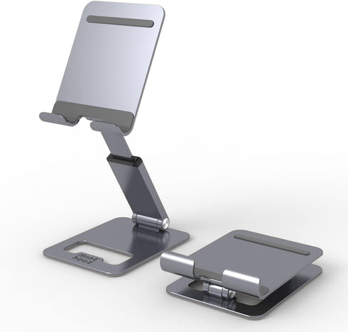 Minthouz Extendable Cell Phone Stand, Aluminium Phone Holder for Desk, Multi-Angle/Height Adjustable Phone Stand Compatible with iPhone 14 13 Pro ...
