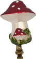 Kurt Adler 2-Piece Glass Clip-On Mushroom Ornament Set, 4-Inch,Christmas...