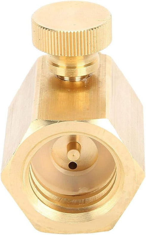 Brass Soda Cylinder Adapter Valve Female Thread TR21-4 to Male Thread G1/2 Conversion Kit for Homebrewing...