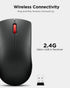 Lenovo Wireless Mouse (WL150) - 2.4G Nano USB-A Ambidextrous Ergonomic Mouse – 3-Million Clicks, 1,000 DPI – Portable Compact Cordless Design - Co...