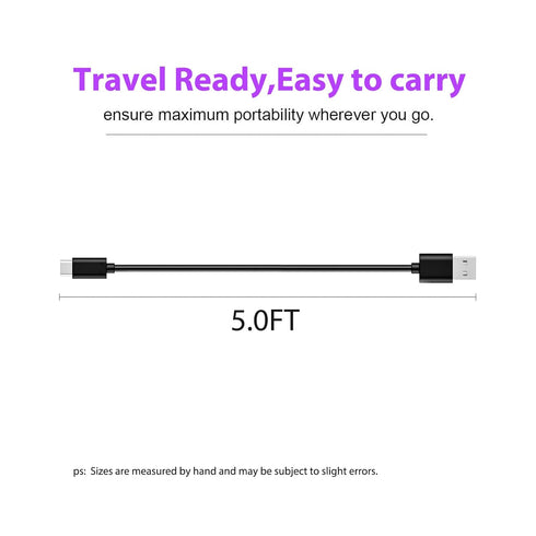 5ft USB-C Charger Cord Charging Cable Compatible with Barnes & Noble Nook GlowLight 4 (2021) / Nook GlowLight 4e (2022) 6"/ Nook Glowlight 4 Plus ...