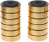 12 Pack Speaker Isolation Feet Amplifier 48mm Plastic Shock Absorption Base Pads SoundBox Peg Stand Foot Mat Shock Absorber For Audio CD AMP HiFi ...