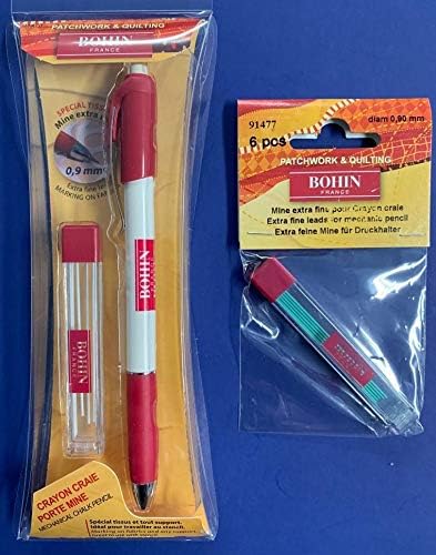 Bohin Mechanical Chalk Pencil with Green Leads...