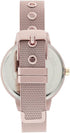 Nine West Women's NW/2280PKPK Pink Mesh Bracelet Watch...