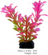 Fish Tank Accessories Green Plants ?Pink and Green Fish Tank Decorations, Aquarium Decor Plastic Plants,Small Aquarium Decorations Kit...