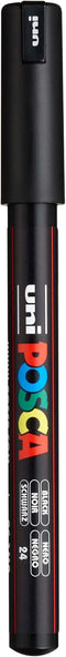 Posca Marker 1MR in Black, Posca Pens for Art Supplies, School Supplies, Rock Art, Fabric Paint, Fabric Markers, Paint Pen, Art Markers, Posca Pai...