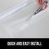 Gorilla Guard Two Way Sun Blocking Window Privacy Film, Strong Static Clings to Glass Windows, Peel and Stick, Removable No Residue Stickers, Deco...
