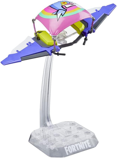 Fortnite Victory Royale Series Llamacorn Express Collectible Glider for Action Figure with Display Stand - Ages 8 and Up, 6-inch...
