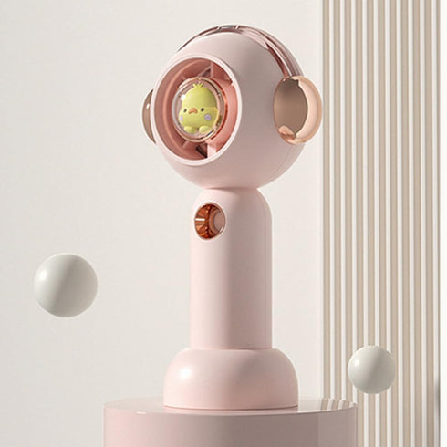 Portable Handheld Misting Fan, Rechargeable Personal Mister Fan, Battery Operated Spray Water Mist Fan, Mini for Disney Travel Makeup Beach Outdoo...
