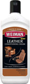 Weiman 3 in 1 Deep Leather Cleaner & Conditioner Cream - Restores Leather Surfaces - Use on Leather Furniture, Car Seats, Shoes, Bags, Jackets, Sa...