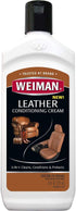 Weiman 3 in 1 Deep Leather Cleaner & Conditioner Cream - Restores Leather Surfaces - Use on Leather Furniture, Car Seats, Shoes, Bags, Jackets, Sa...